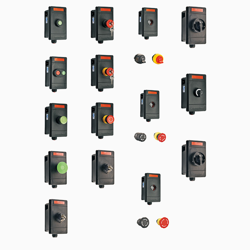 CZ0240/9 Explosion-proof 4-Pole push button, switch for panel mounting