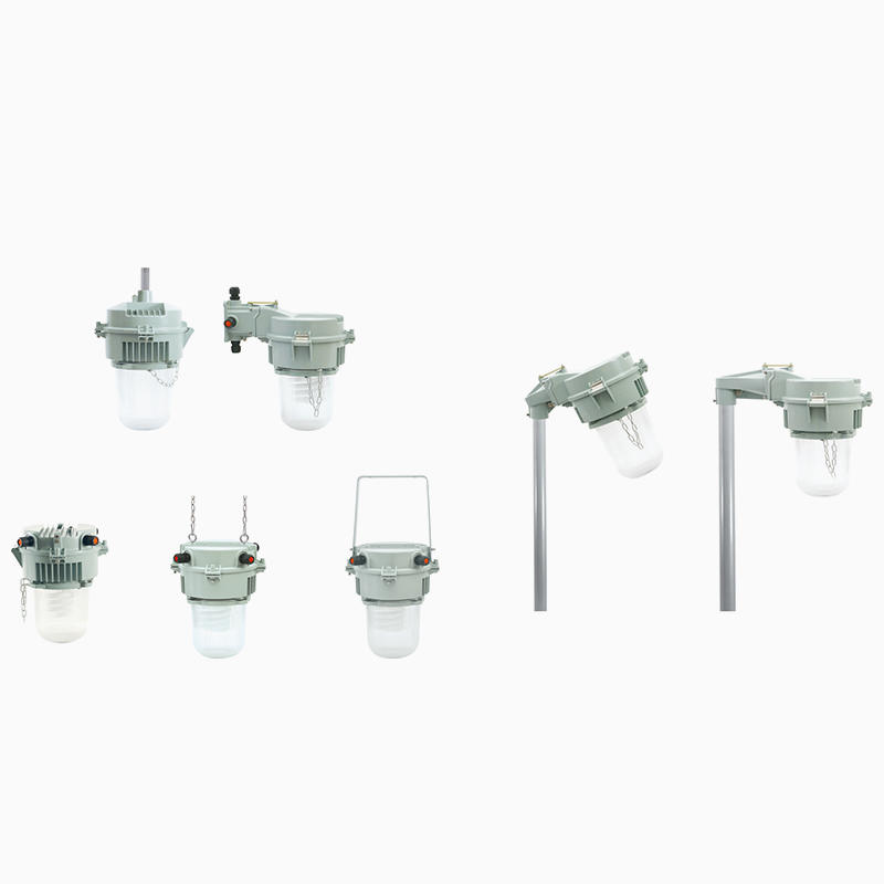 Where are explosion-proof lamps used?