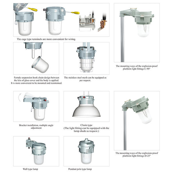 CZ0879/3 Explosion-proof light fittings