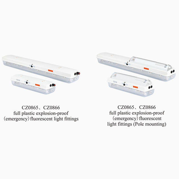 CZ0865/0866 Full plastic explosion-proof fluorescent light fittings(Pole Mounting)
