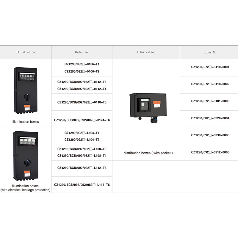 CZ1290 Explosion-proof distribution boxes