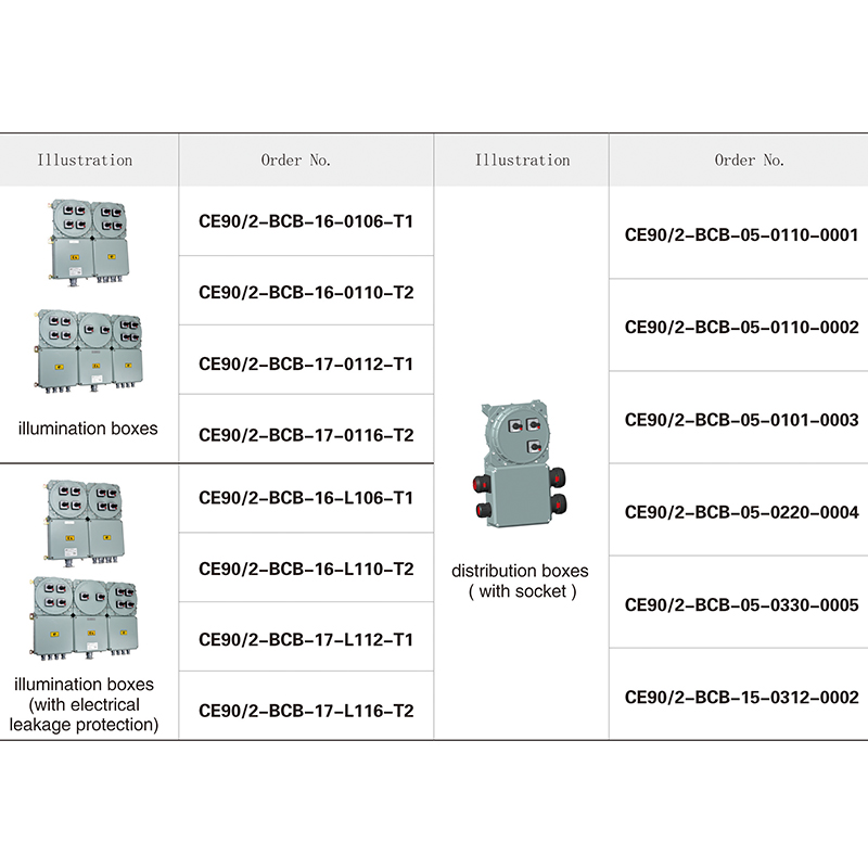 CE90-2 Explosion-proof distribution boxes