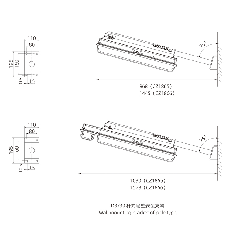 Custom CZ1865、CZ1866 Explosion-proof（emergency）LED tubular 